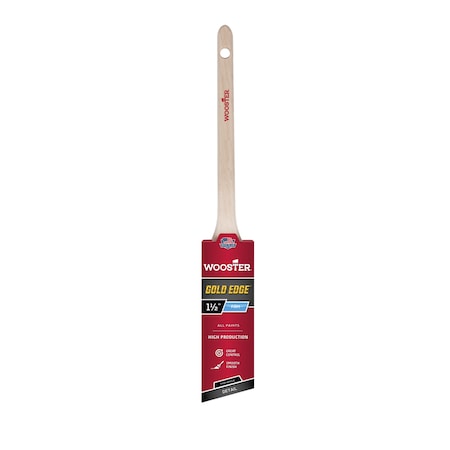 Wooster Wooster Gold Edge 1-1/2 in. Firm Thin Angle Paint Brush 5234-1.5